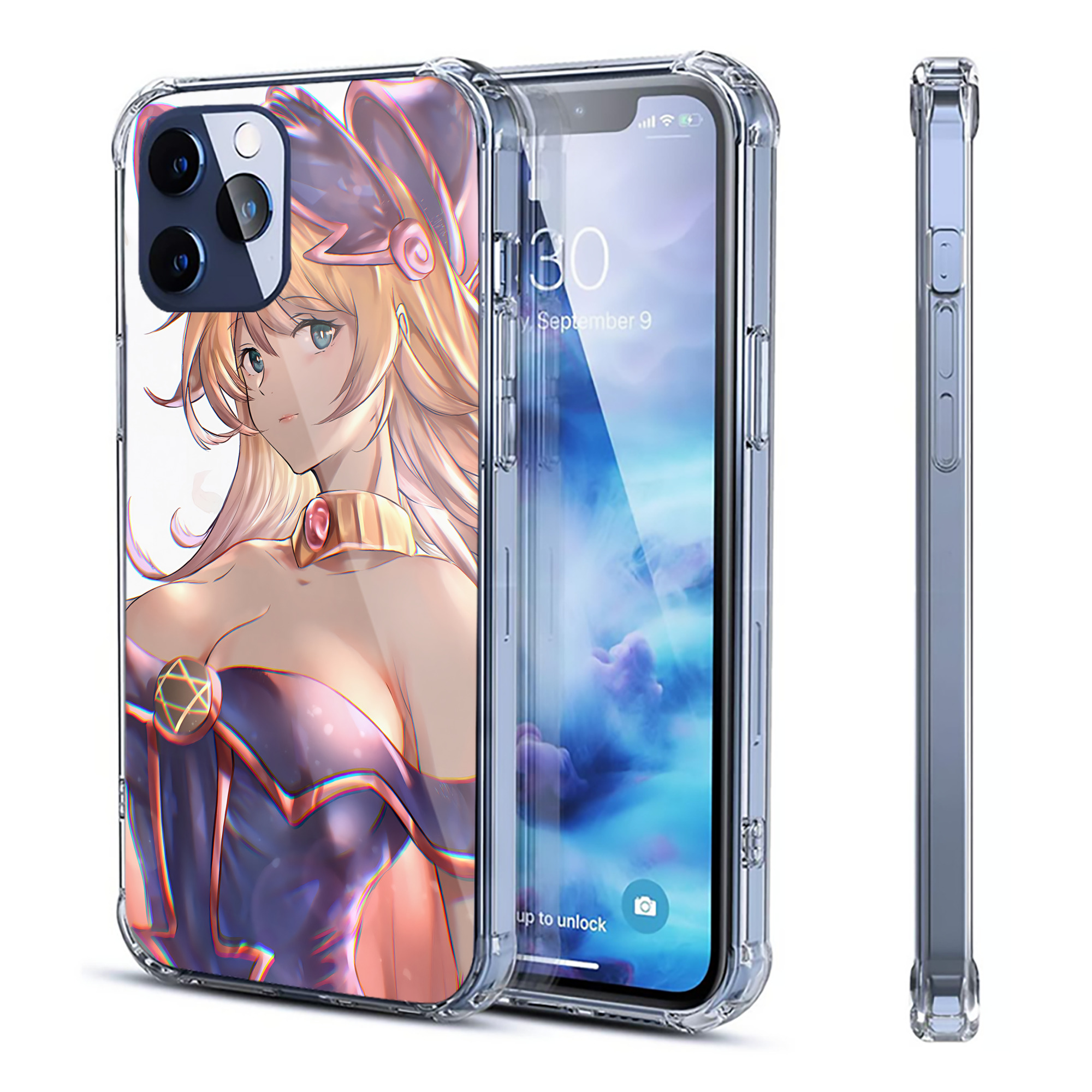 （画像用） 遊☆戯☆王 Yu-Gi-Oh! 【iPhone 12シリーズ対応】透明スマホケース（クリアソフトケース）